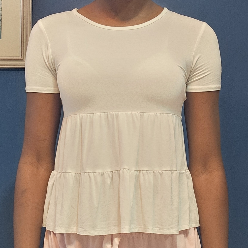 Ruffle Layered T-Shirt